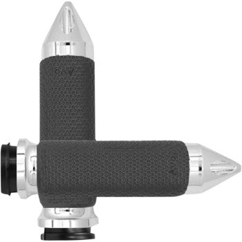 Avon Vibration Dampening Memory Foam Grips - Chrome